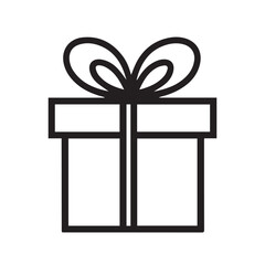 gift box vector silhouette