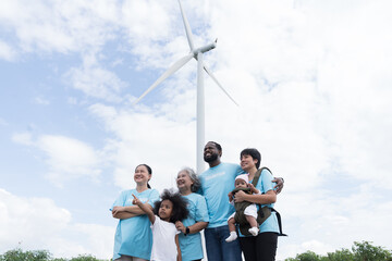 Diversity volunteer people outdoor. Group of diversity volunteer standing together preparing help...