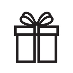 gift box vector silhouette