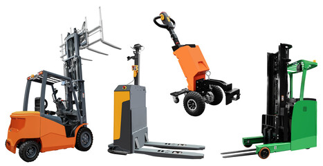 Collection set electric forklift