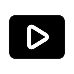 video glyph icon