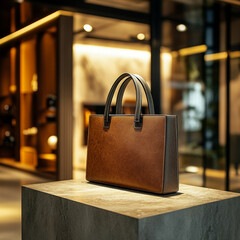 mockup luxury bag blank for your design.