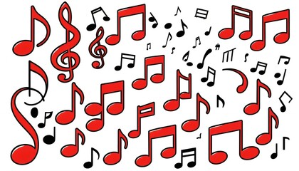 music notes background