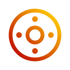 remote gradient icon
