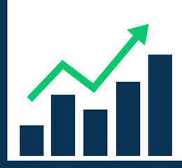 Increase and Decrease Line icon. Editable Stroke, Contains such as Arrow, Chart, Diagram, Finance, Direction, Graph, Growth, Interest Rate, Investment, Performance, Stock Market, Data vector.