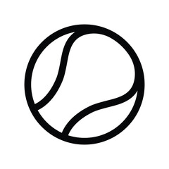 Tennis Ball line icon