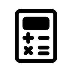 calculator line icon