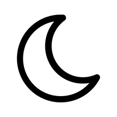 night mode line icon