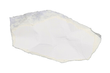 Obraz premium white paper ripped torn isolated on white background