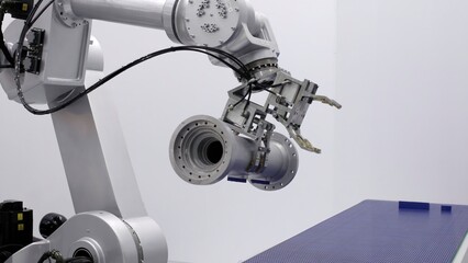 An Advanced Robotic Arm designed with a highprecision Gripper for various tasks and operations. Media