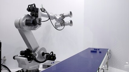 Exploring Advanced Robotic Arm Technology Designed for Use in a Clean Environment. Media