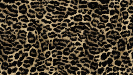 Obraz premium leopard, real hairy print, jaguar spots, fur, pattern, stylish design
