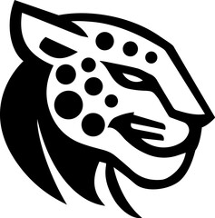 A Jaguar, Leopard, Cheetah illustration mascot Jaguars, Leopards, Cheetahs sports team animal or an icon emblem branding concept.