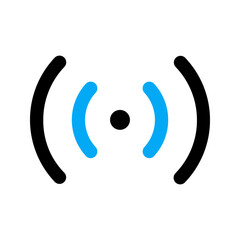 Obraz premium hotspot line color icon