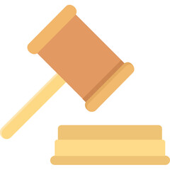 Auction  vector icon with  an isolated background 