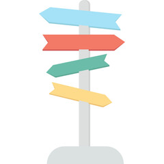 Signboards vector icon with  an isolated background 