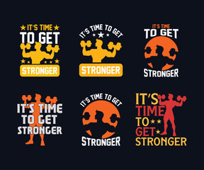 gym, fitness and workout t-shirt design