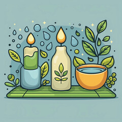 Fototapeta premium candles