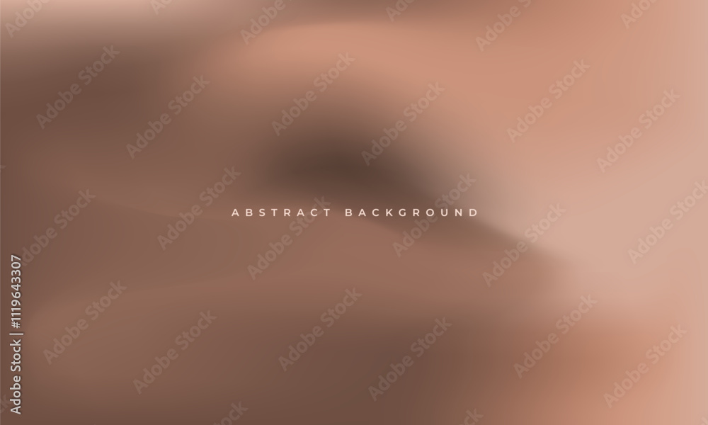 Aufkleber mocha mousse color of the year 2025 holographic background. abstract brown liquid gradient creative 