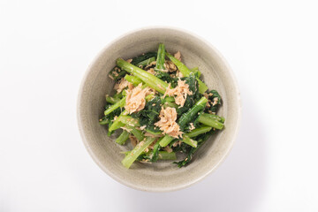 かぶの葉　ツナあえ