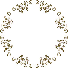 Beautiful flower art and mandala vector design