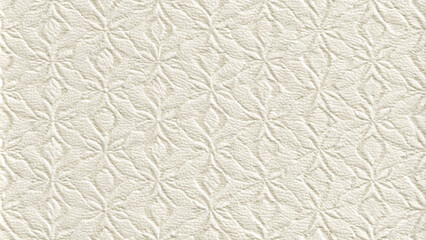 Delicate embossed texture with floral pattern