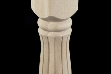 Parts of a wooden retro table