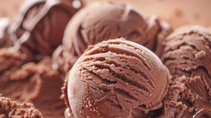 chocolate ice cream scoops 