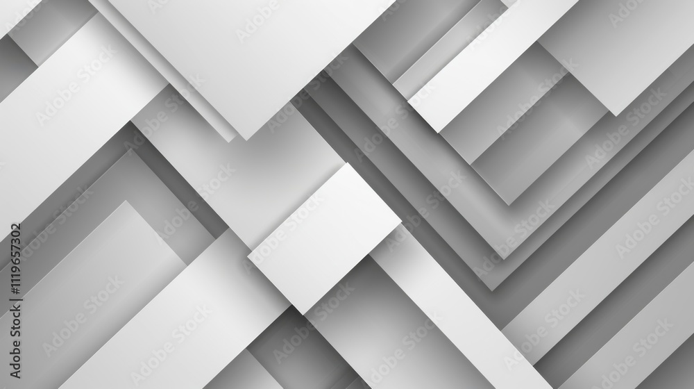 Aufkleber grey white abstract background geometry shine and layer element vector for presentation design. suit
