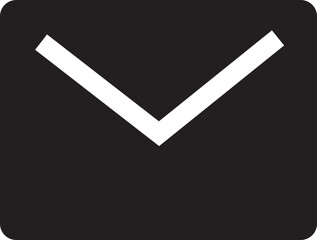 Email envelope icon with marker new message isolated on transparent background. Render email notification heart missed with letters, check mark, paper plane and magnifying glass.