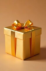 Obraz premium Gold ribbon gift accessories decoration decorative.