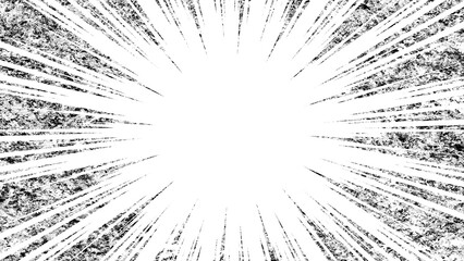 Obraz premium キラキラした銀色風の集中線の素材