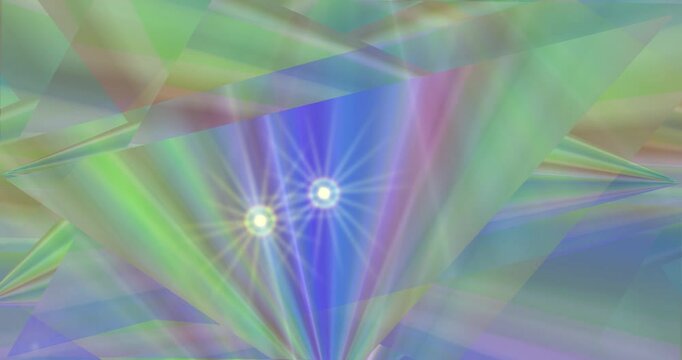 Colorful animated background and club video. Meditation video. Seamless loop. Loop