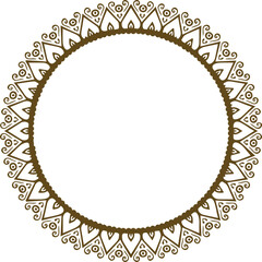 Beautiful flower art and mandala vector design