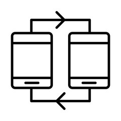 Connected Devices line icon