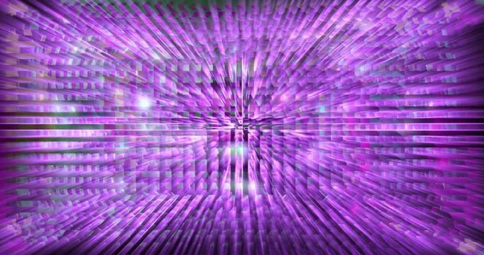 Colorful animated background in purple and pink tones. Club video. Meditation video. Seamless loop. Loop