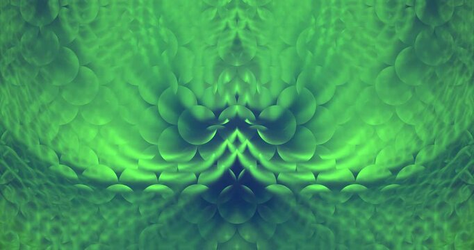 Colorful animated background in blue and green tones. Club video. Meditation video. Seamless loop. Loop
