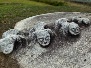 Pokekea megalithic site in Indonesia's Behoa Valley, Palu, Central Sulawesi