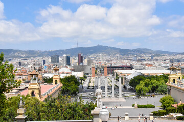 Spain. Barcelona city in summer