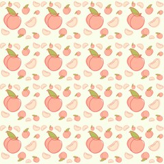 seamless pattern with apples