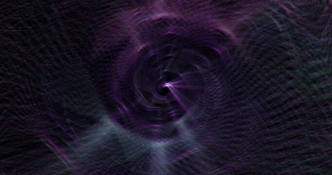 Colorful animated background in purple and blue tones. Club video. Meditating video. Seamless loop. Loop