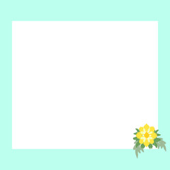 flowers frame