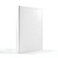 Naklejka premium Blank book cover mockup layout design with shadows for branding