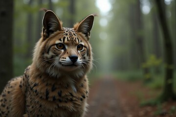 portrait of a lynx