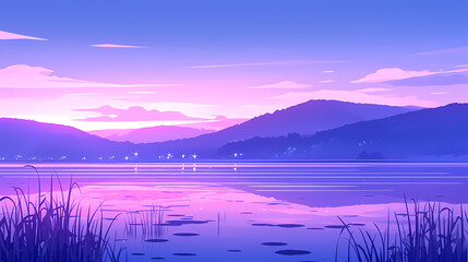 Fototapeta premium Anime Manga Lily Flower Wallpaper with Elegant Design