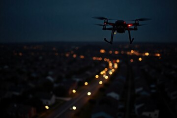 drone at night