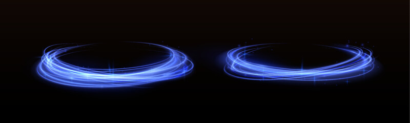 Abstract circle, neon color glowing lines background. Curve neon line light effect. Light cool whirlwind. Vector sparkle, png, effect, wave,neon,line.