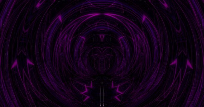 Colorful animated background in purple and pink tones. Club video. Meditation video. Seamless loop. Loop