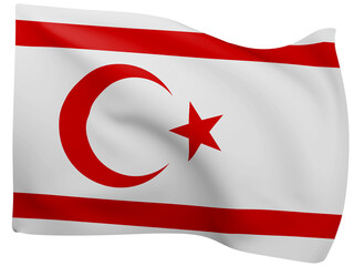 3d Flags Of Turkish Republic.