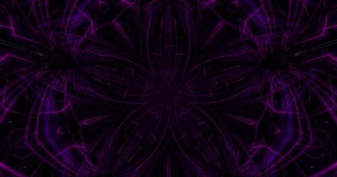 Colorful animated background in purple and pink tones. Club video. Meditation video. Seamless loop. Loop